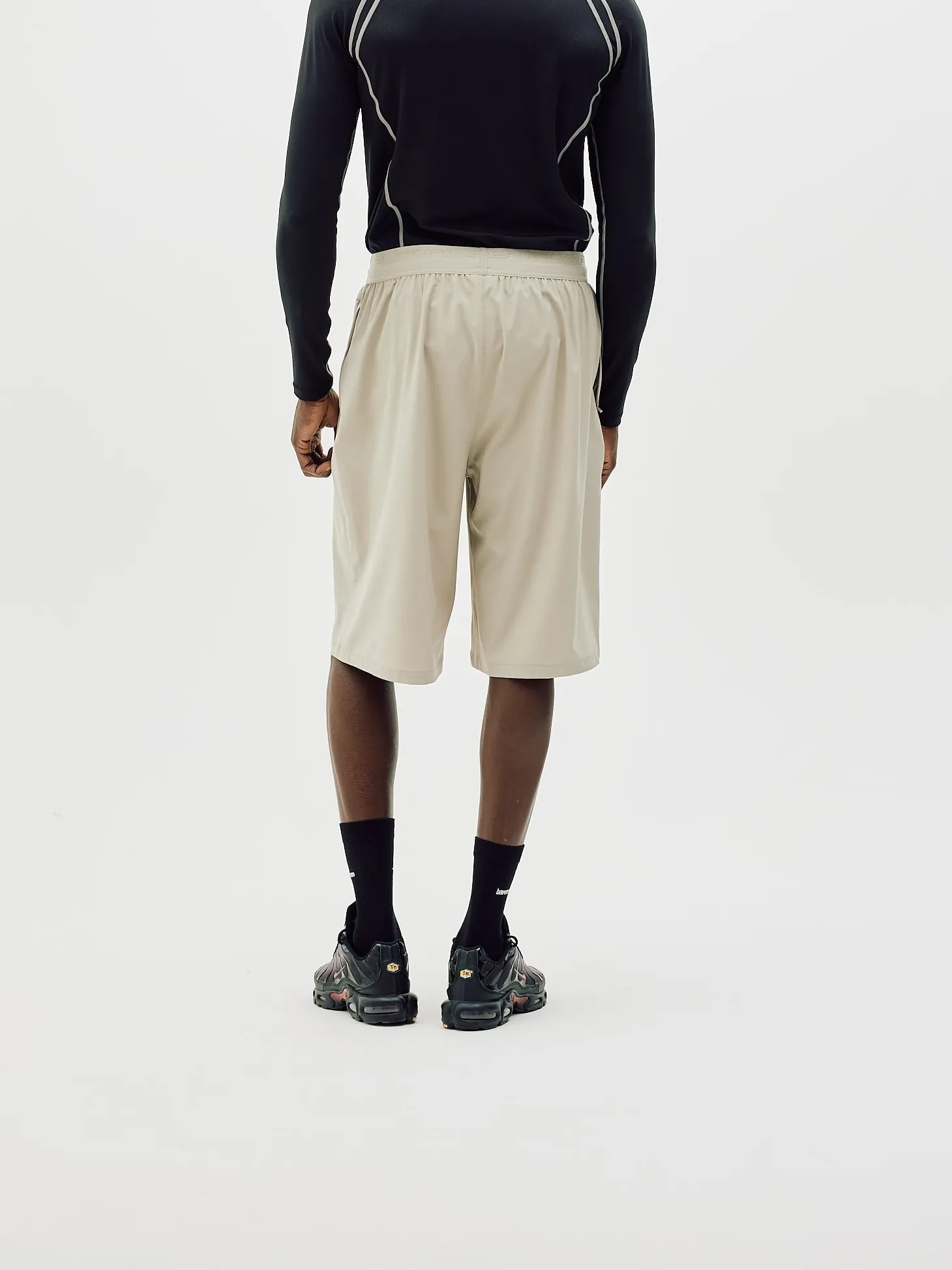 Active Long Shorts, Men - Clay