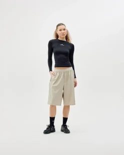 Active Long Shorts, Women - Clay