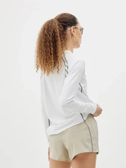 Active Long Sleeve, Women - White
