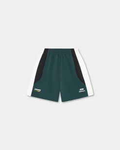 Active Shorts, Women - Deep Teal / Black / White