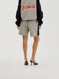 Active Shorts, Women - Ghost Grey / Black / White