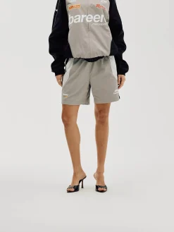 Active Shorts, Women - Ghost Grey / Black / White