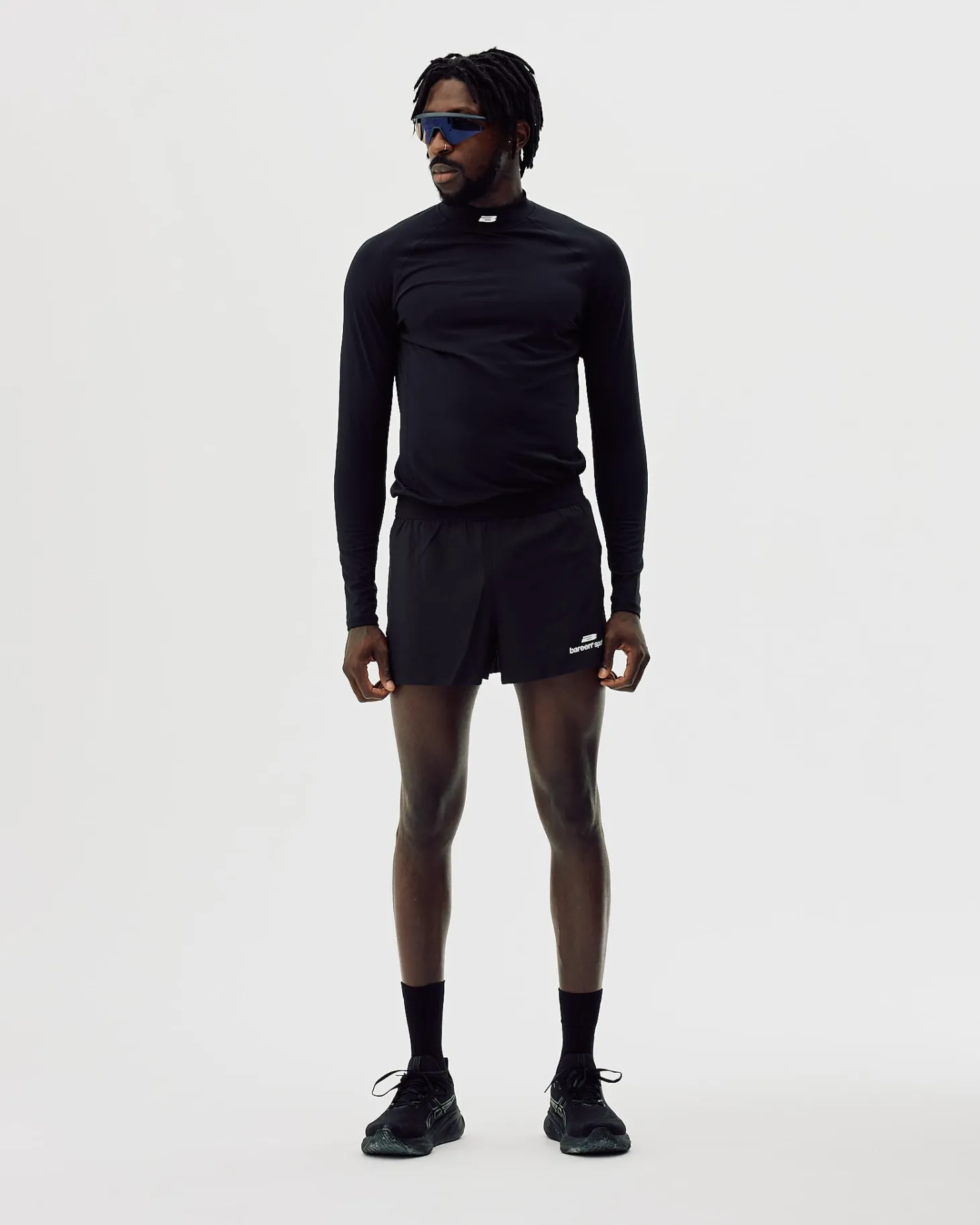 Active Split Shorts, Men - Black Onyx
