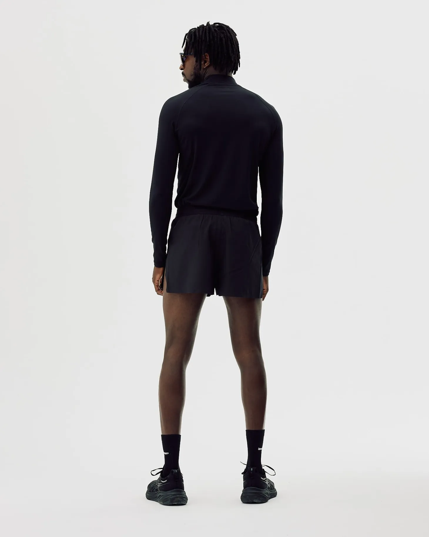 Active Split Shorts, Men - Black Onyx