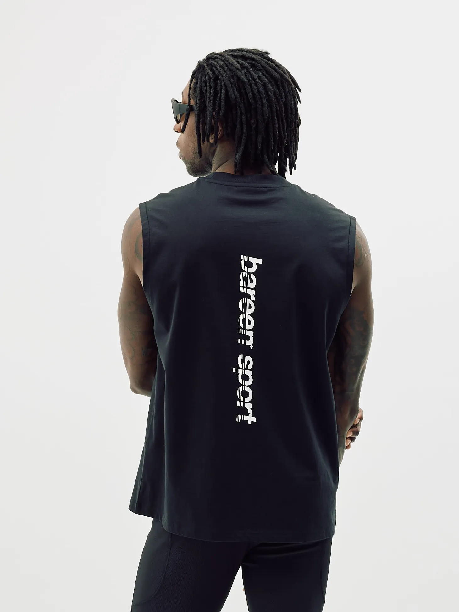 Athletic Muscle Tank, Men - Black