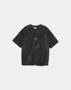 Bareen X Airtox - Paint Splatter Box Fit T-shirt, Women - Black