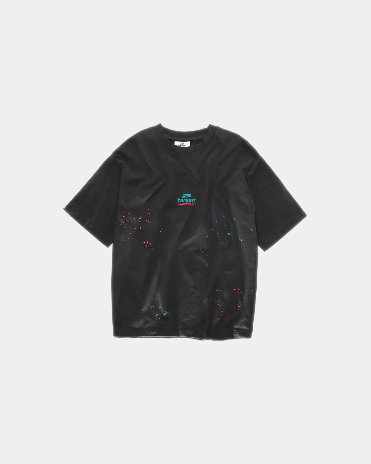 Bareen X Airtox - Paint Splatter Box Fit T-shirt, Women - Black
