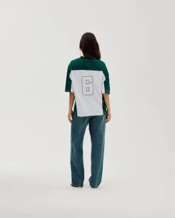 BFL Jersey, Women - White / Deep Green