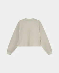 Blaze Waffle Long Sleeve, Women - Agate Gray