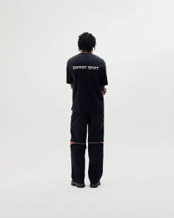 Box Fit Athletic Logo Tee, Men - Black