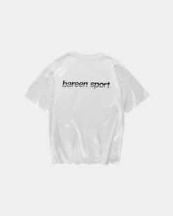 Box Fit Athletic Logo Tee, Men - White
