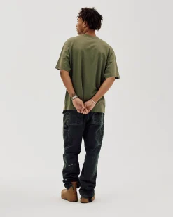 Box Fit Heavy, Men - Olive Green