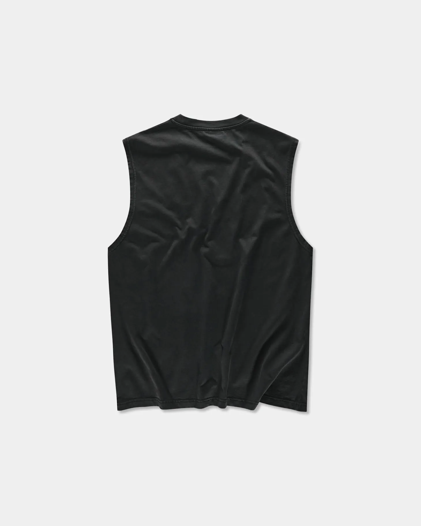 Box Fit Muscle Tank - Vintage Drop 2.0 - Black