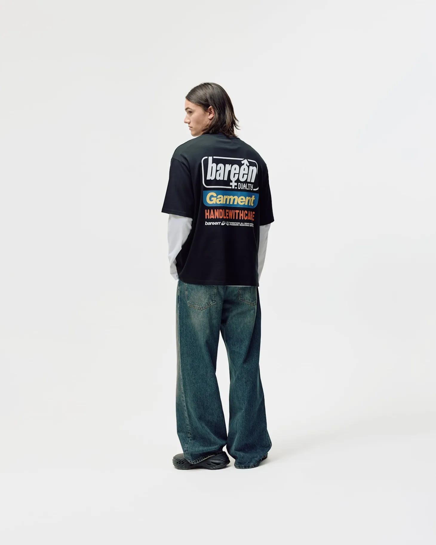 Box Fit T-shirt, Men - Duality - Black