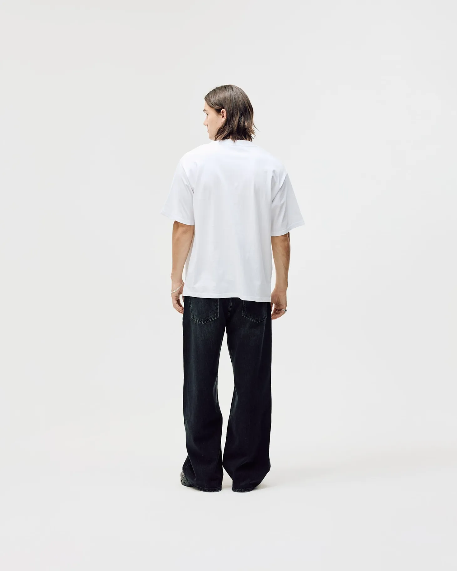 Box Fit T-shirt, Men - Field - White
