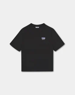 Box Fit T-shirt, Men - Moto - Black