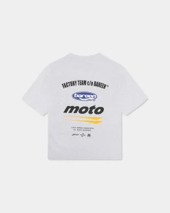 Box Fit T-shirt, Men - Moto - Cloudy Grey