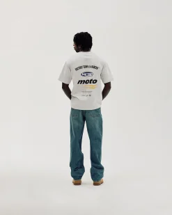 Box Fit T-shirt, Men - Moto - Cloudy Grey