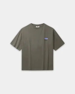 Box Fit T-shirt, Men - Moto - Stone Grey