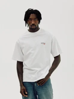 Box Fit T-shirt, Men - Sponsored - White