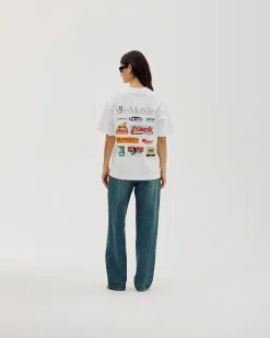 Box Fit T-shirt, Women - Sponsored - White
