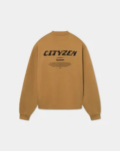 Brax Oversize Crewneck, Men - Antique Bronze