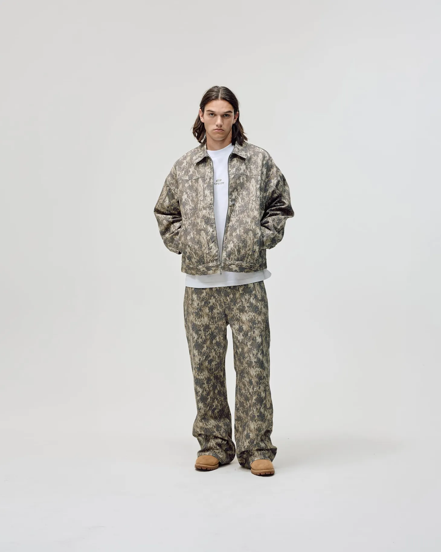 Camo Canvas Jacket, Men - Forest camo