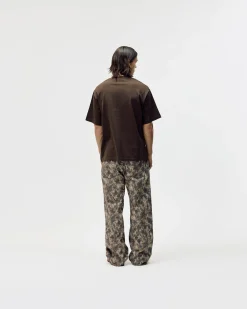 Camo Logo Box Fit, Men - Brown
