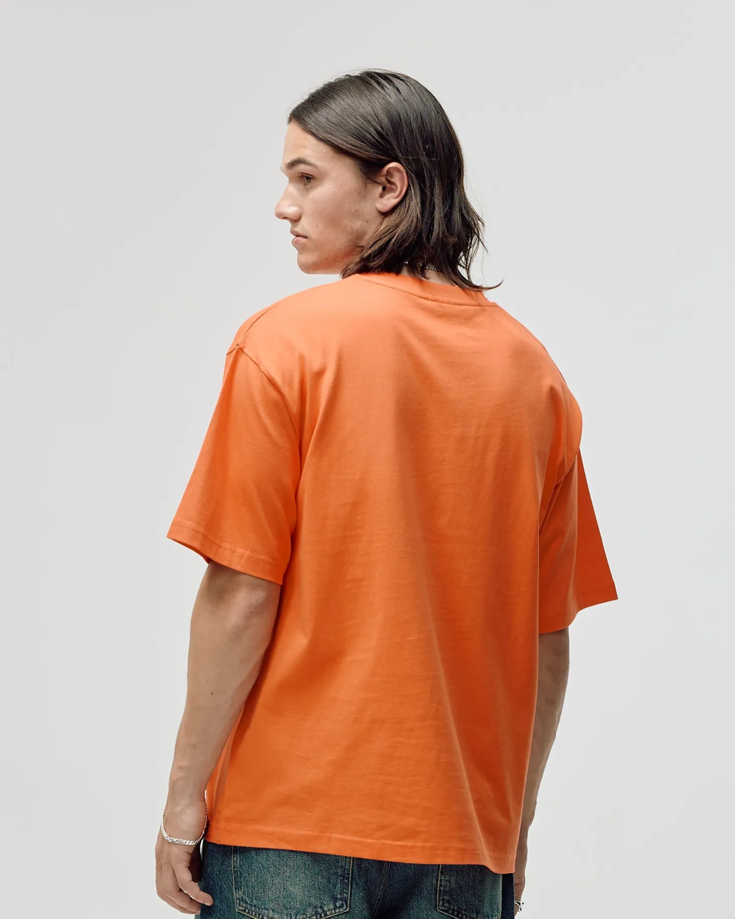 Camo Logo Box Fit, Men - Orange
