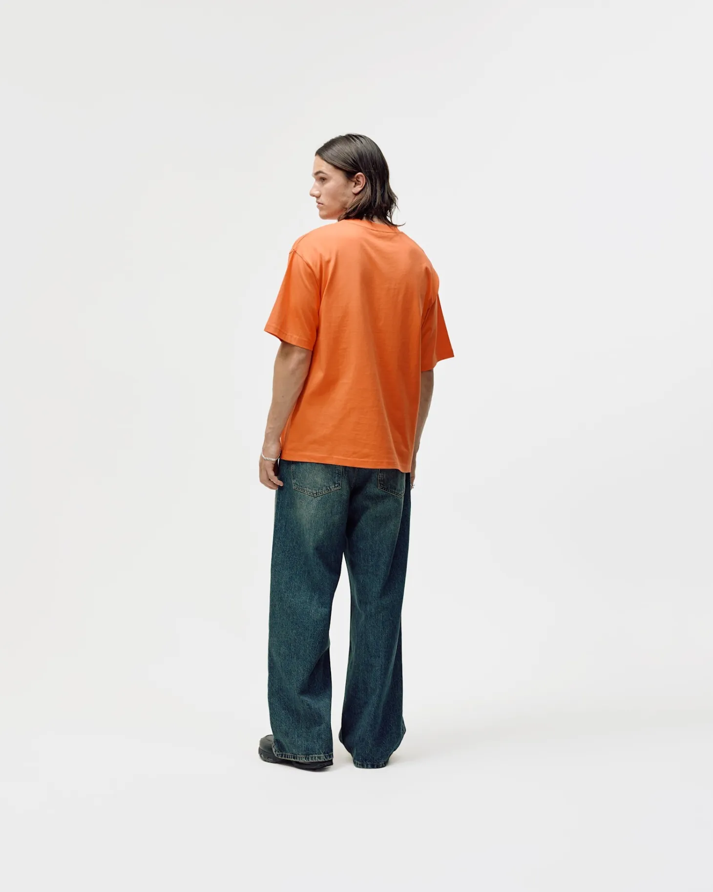 Camo Logo Box Fit, Men - Orange