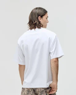 Camo Logo Box Fit, Men - White