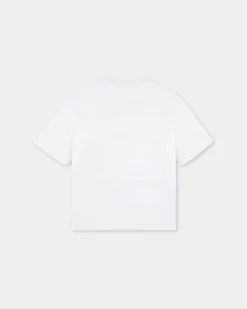 Camo Logo Box Fit, Women - White