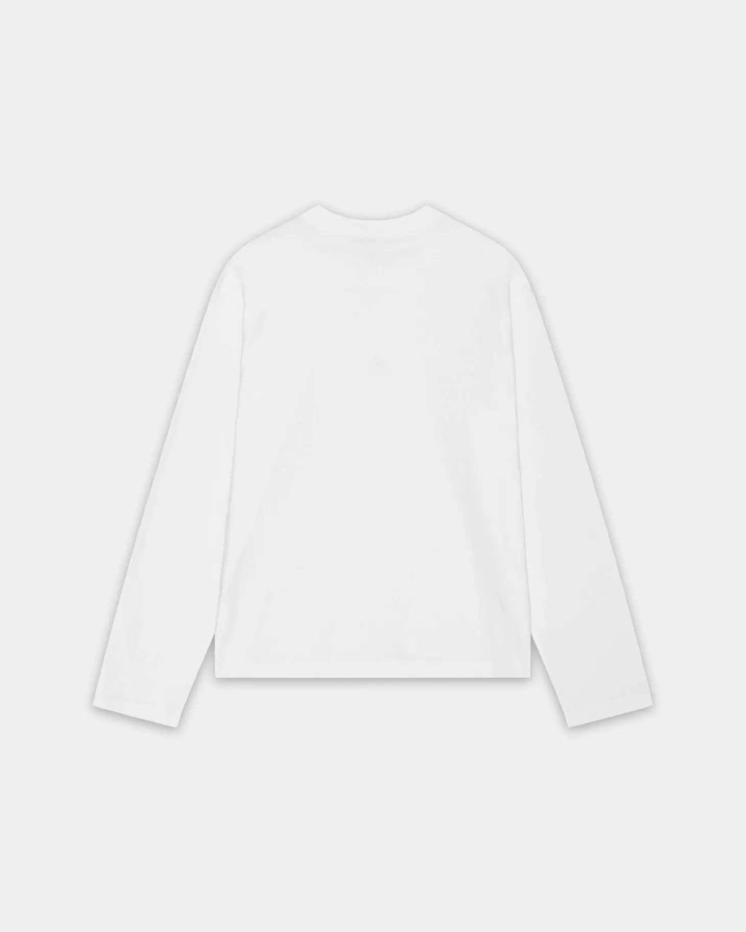 Camo Logo Oversized Long Sleeve - White