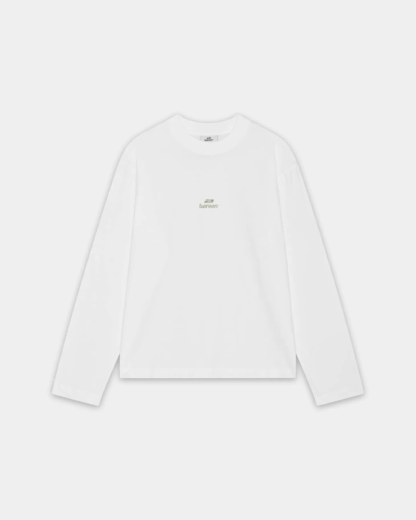 Camo Logo Oversized Long Sleeve - White