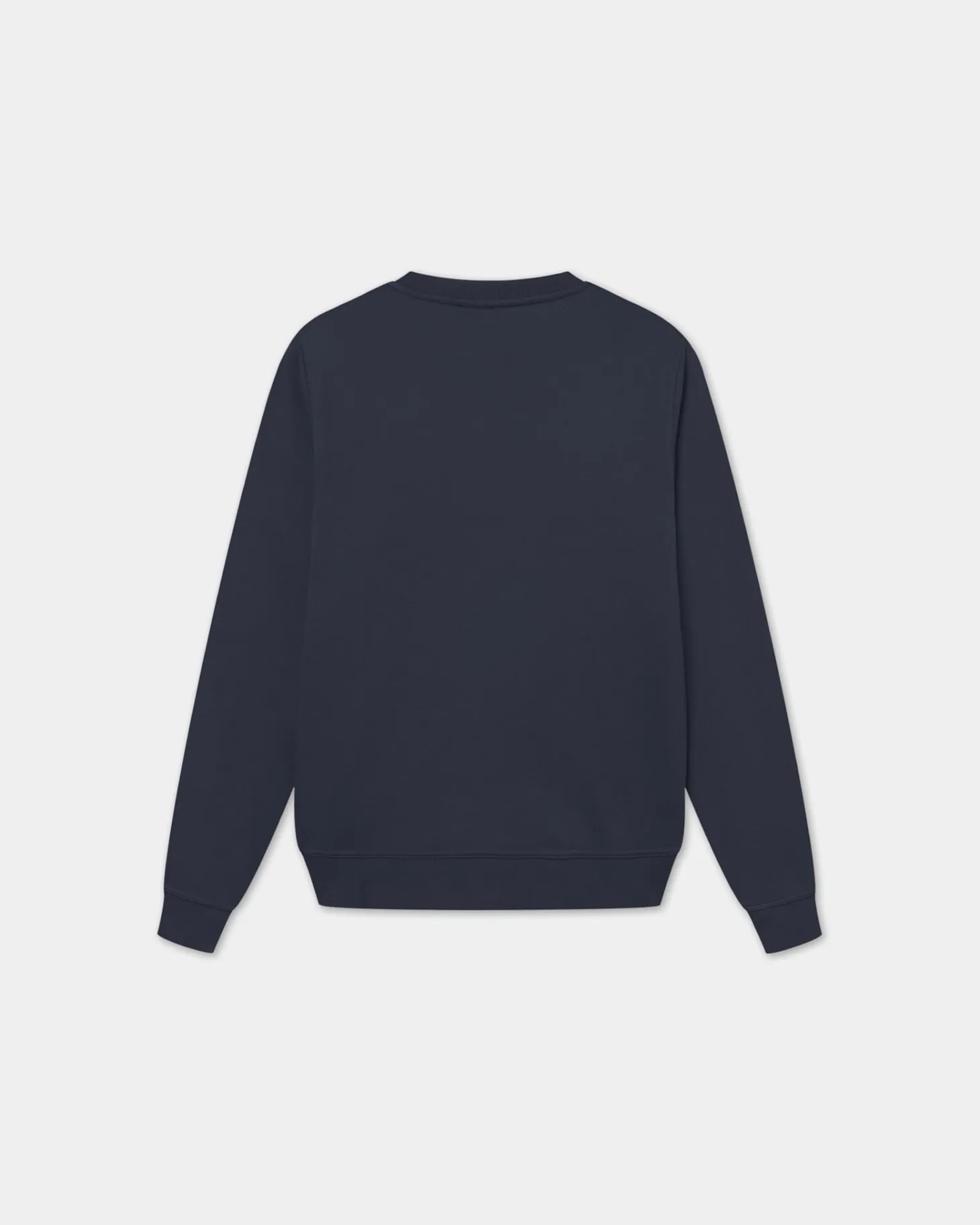 Classic Crewneck, Men - Embroidered Logo - Navy Blue