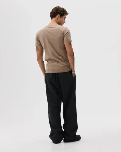 Classic Fit, Men - Embroidered Logo - Mocha