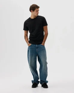 Classic Fit, Men - Embroidered Logo - Black