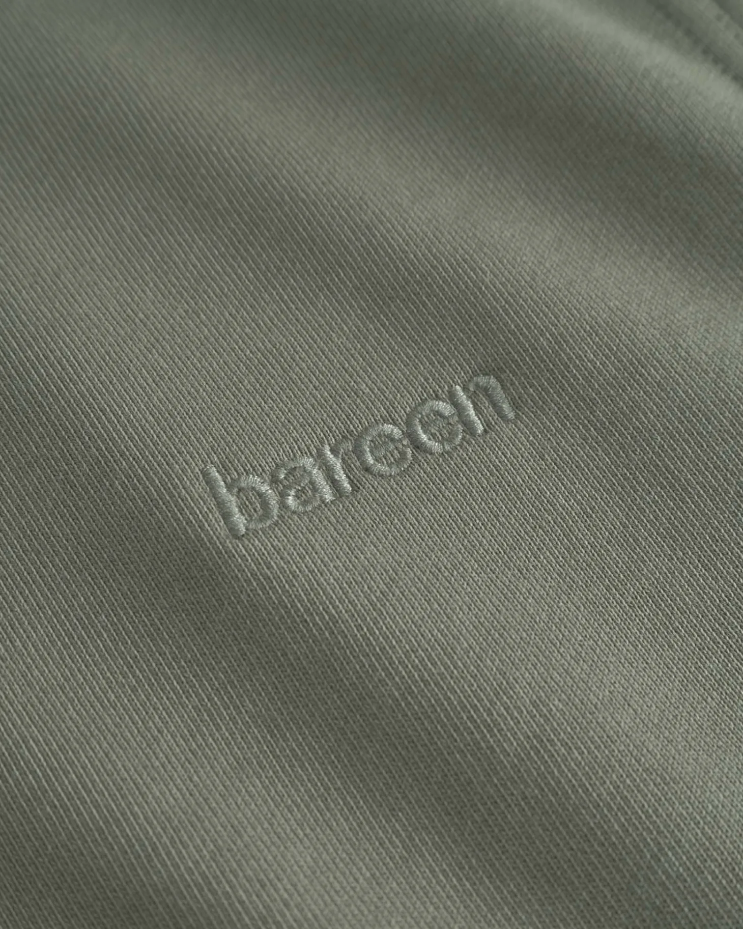 Classic Hoodie, Men - Embroidered Logo - Olive Green