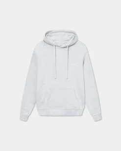 Classic Hoodie, Men - Embroidered Logo - Cloudy Grey