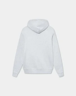 Classic Hoodie, Men - Embroidered Logo - Cloudy Grey