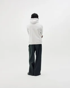 Classic Hoodie, Men - Embroidered Logo - Cloudy Grey