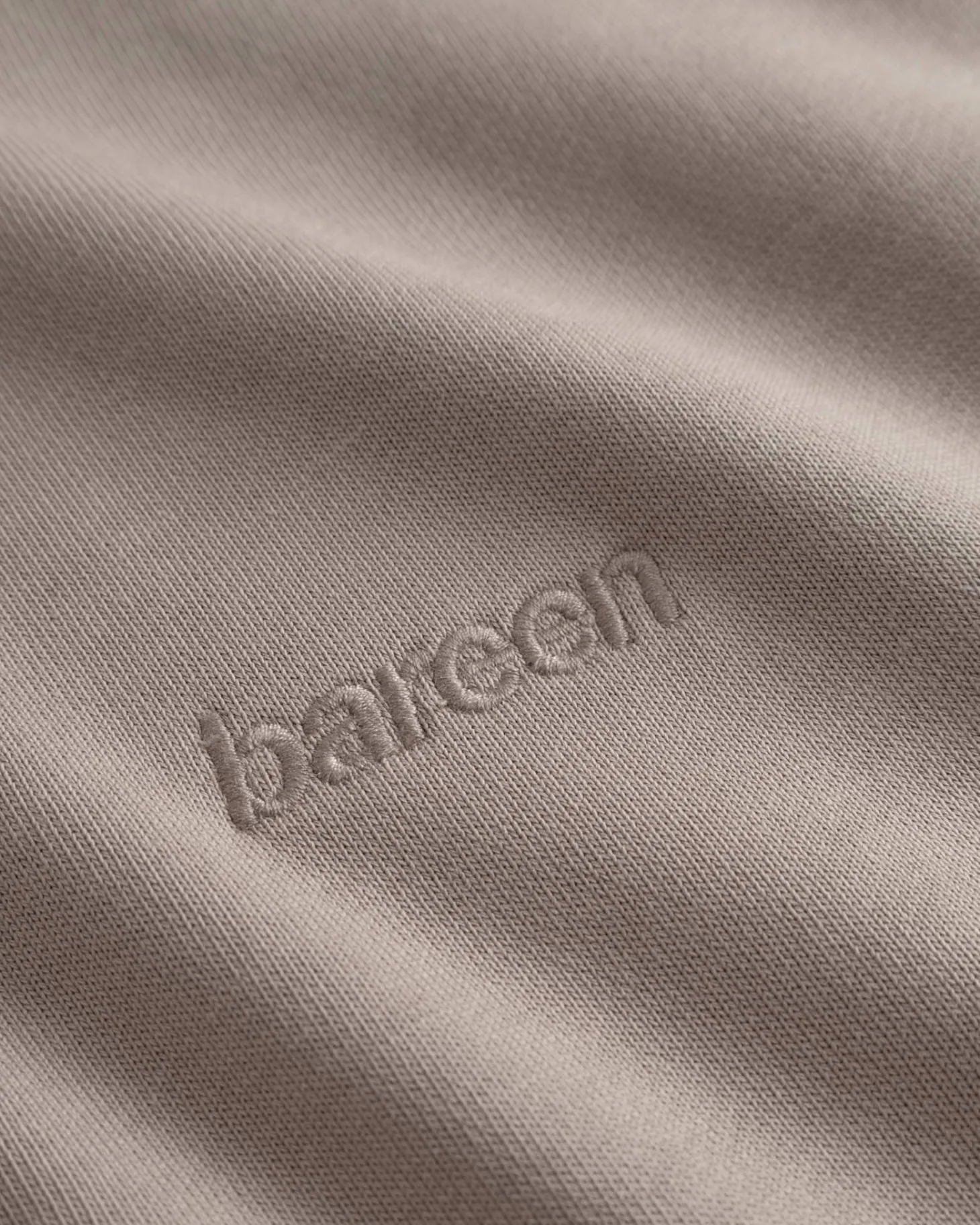 Classic Hoodie, Men - Embroidered Logo - Mocha