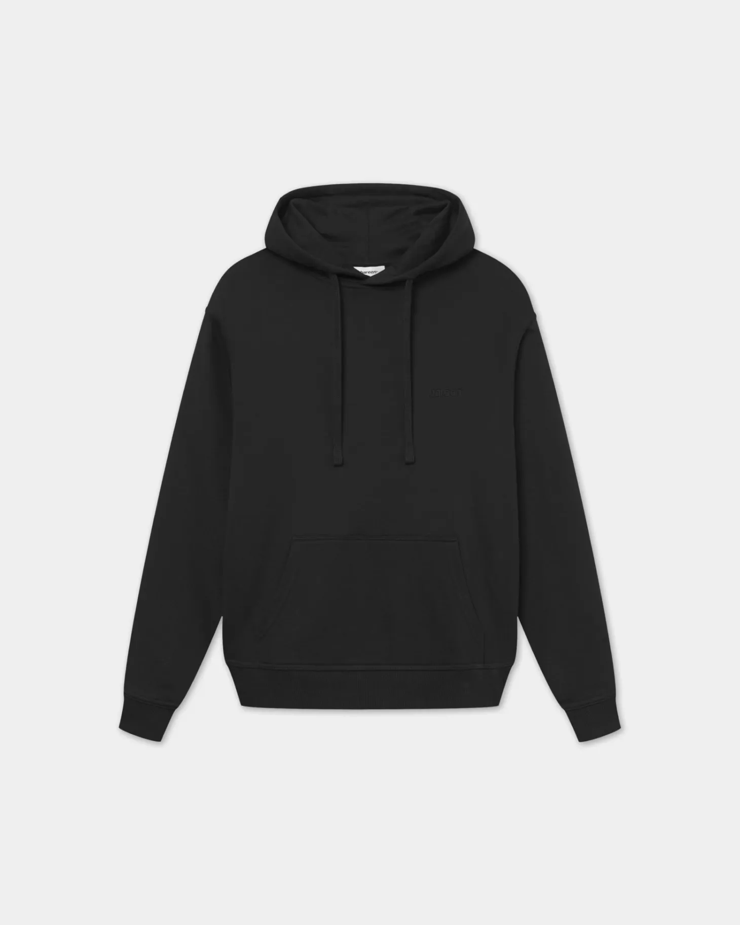 Classic Hoodie, Men - Embroidered Logo - Black
