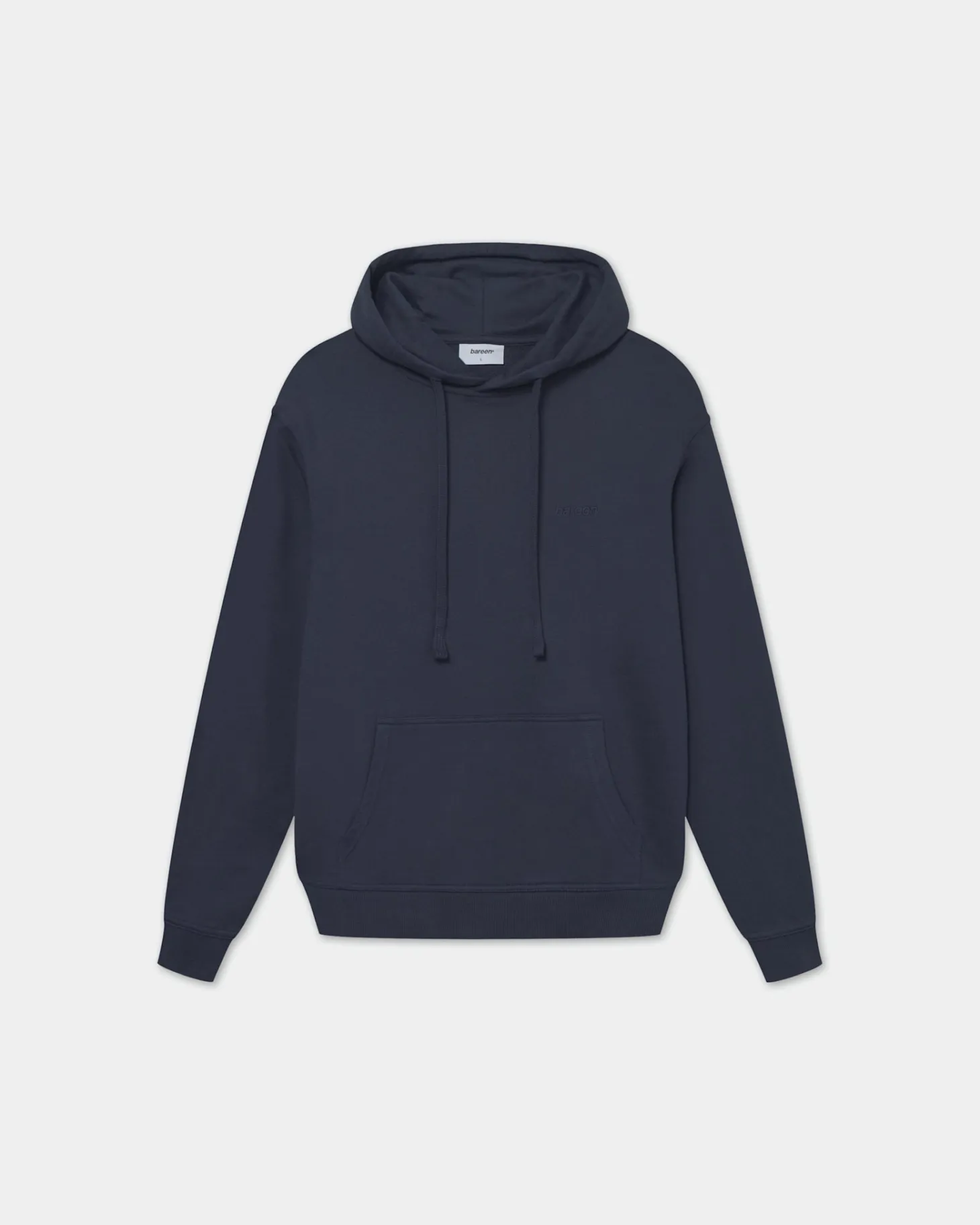 Classic Hoodie, Men - Embroidered Logo - Navy Blue