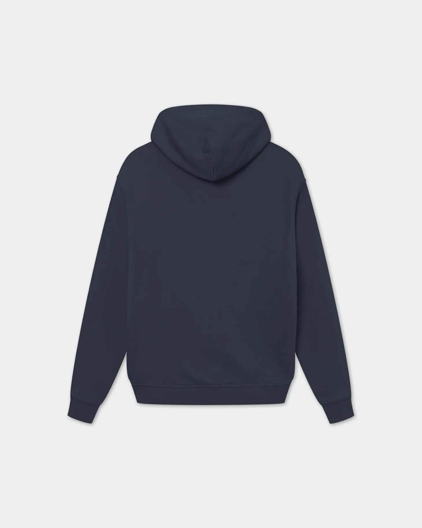 Classic Hoodie, Men - Embroidered Logo - Navy Blue