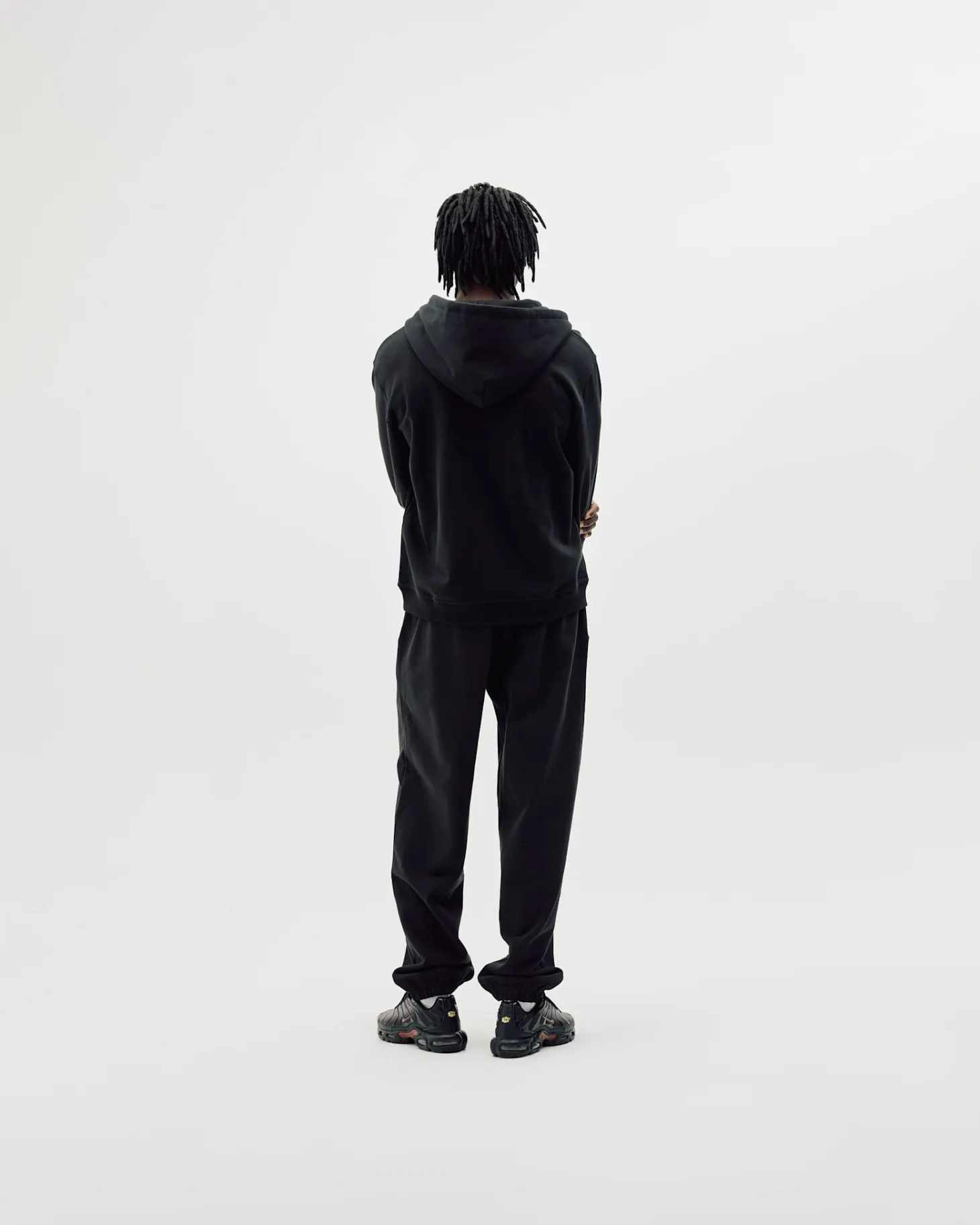 Classic Logo Zip Hoodie, Men - Black