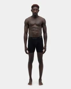 Cotton Boxers 3-pack, Men - Black