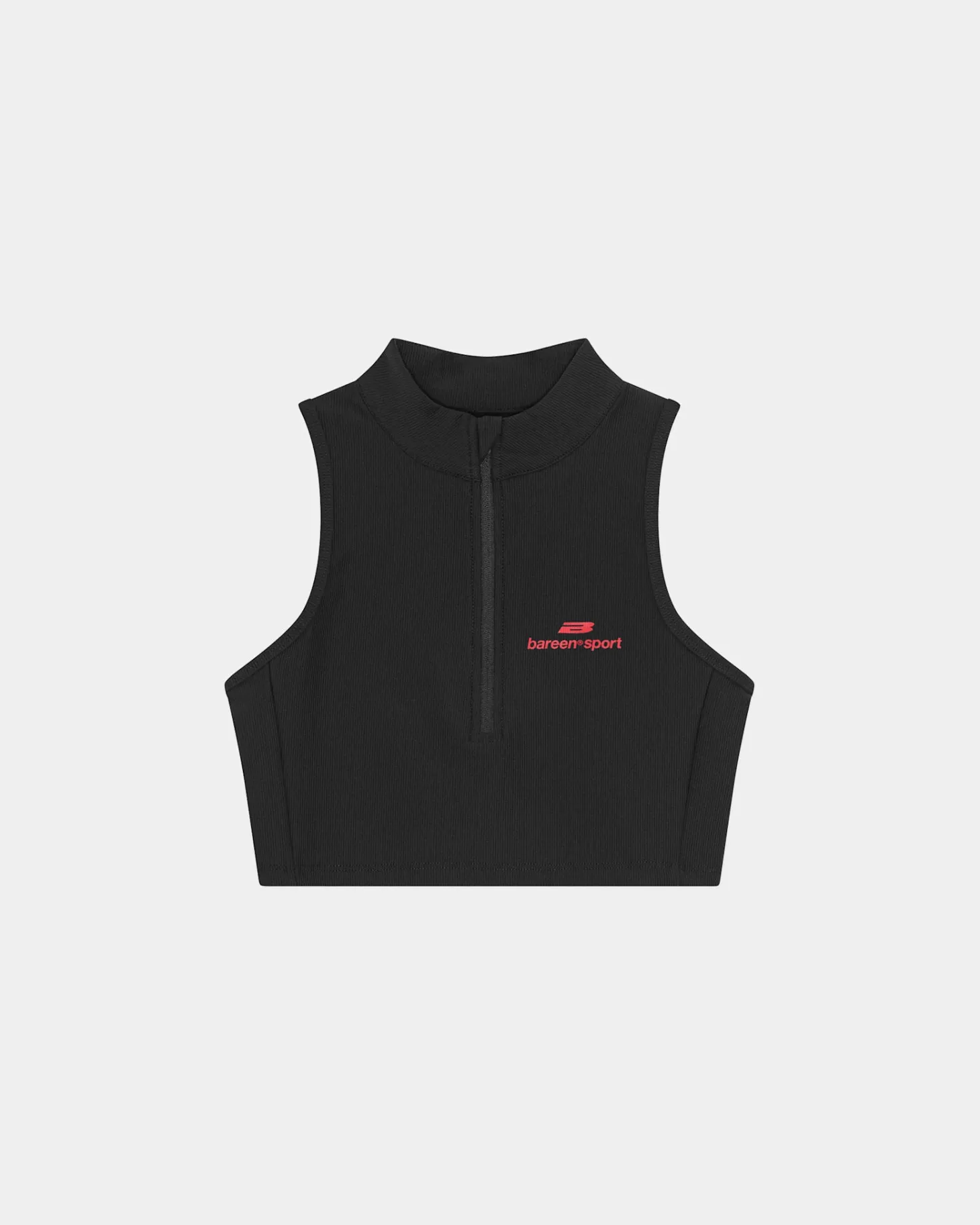 Cropped Half-Zip Top, women - Training Tour - Black