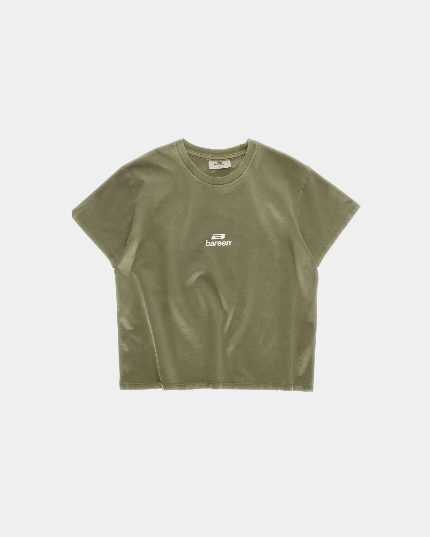 Cropped Women's Tee - Vintage Capsule - Stone Green