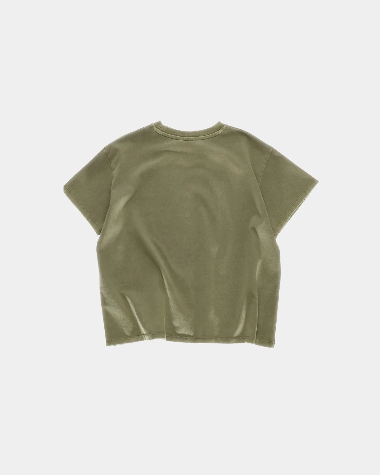 Cropped Women's Tee - Vintage Capsule - Stone Green
